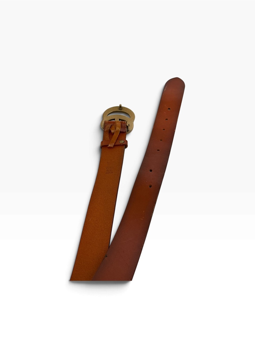 Gucci Interlocking GG Brown Leather Belt 411924 CWC1N 90/36 Made in Italy - Picture 4 of 5
